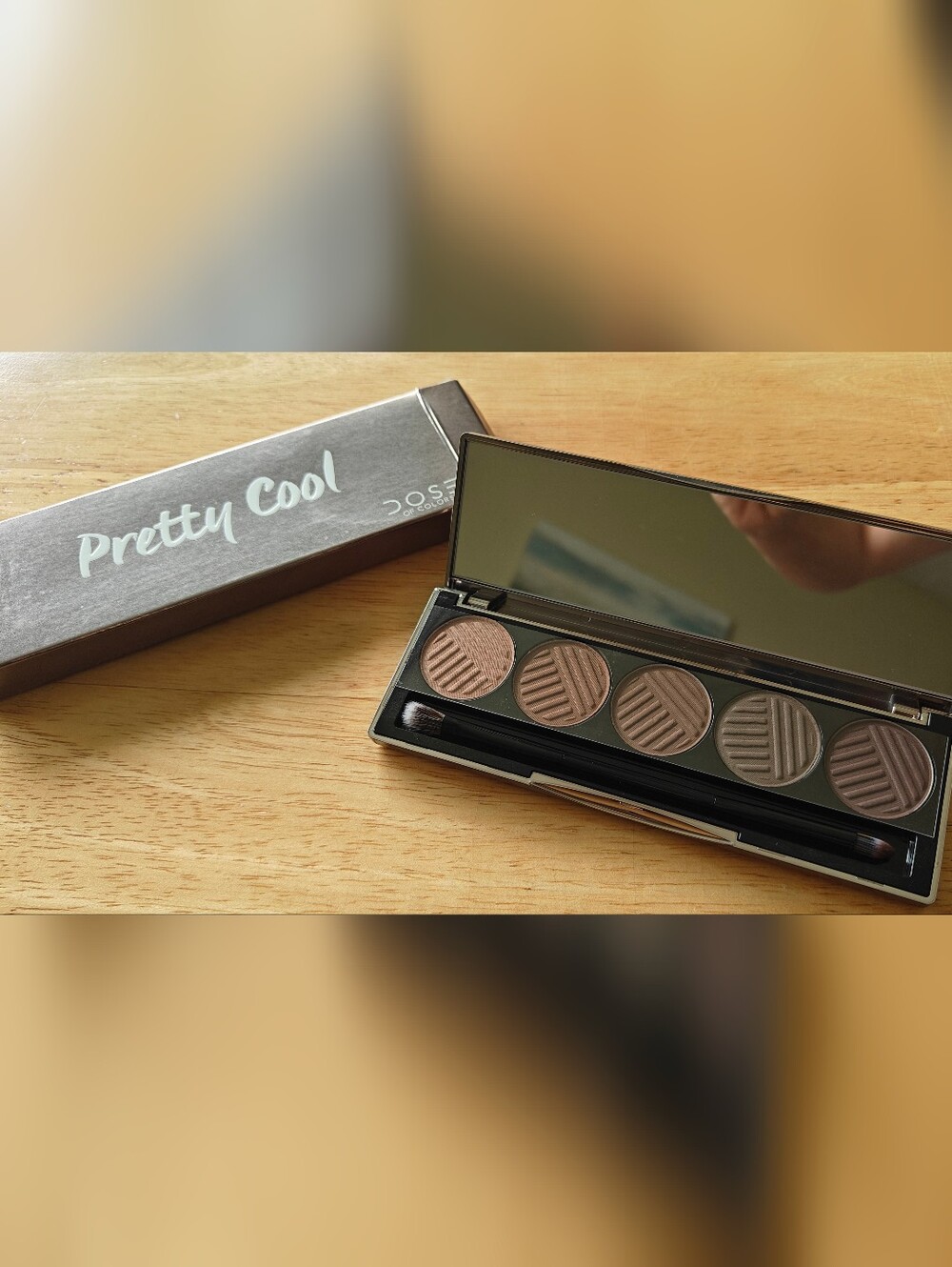Dose of Colors Pretty Cool Neutral Eyeshadow Palette - Taupe, Beige, Brown, Gray
